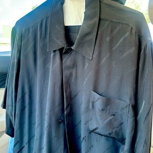Balenciaga Black oversized shirt